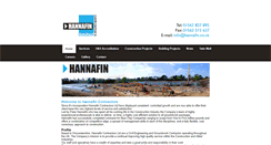 Desktop Screenshot of hannafin.co.uk
